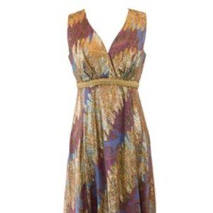 Vintage Gertrude Patterned Dress